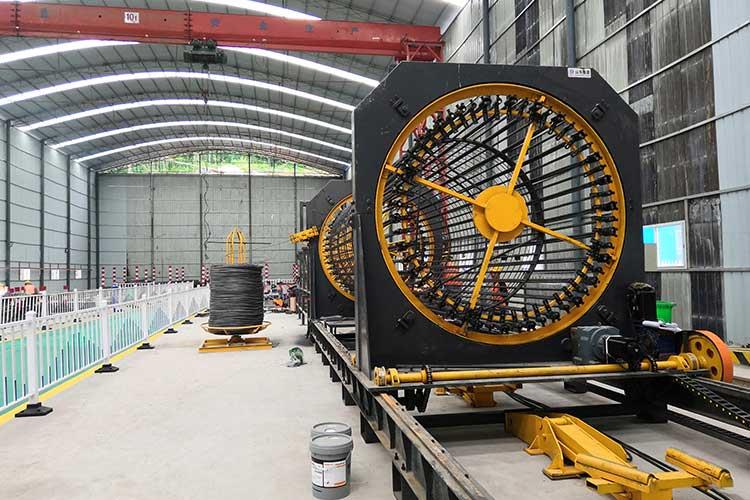 機械化加工鋼筋籠，在質(zhì)量控制方面獲得了保障